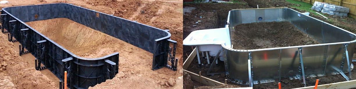 Steel Wall vs Polymer Wall In-ground Pool Kits