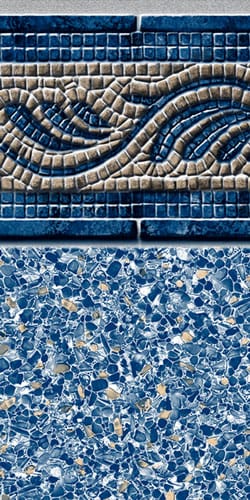 Sicily Oceanstone Pool Liner