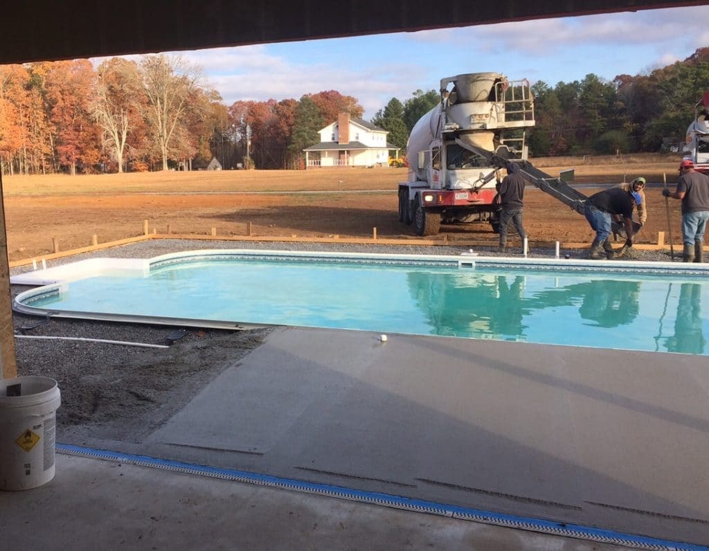 Inground Pool Deck