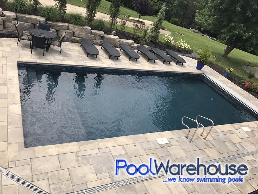 Automatic Pool Cover Swimming Pool Kit Ledge Steps And Walkway