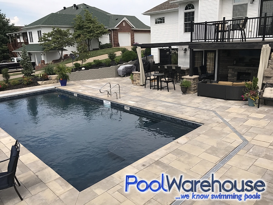 Automatic Pool Cover Swimming Pool Kit And Patio Lounging