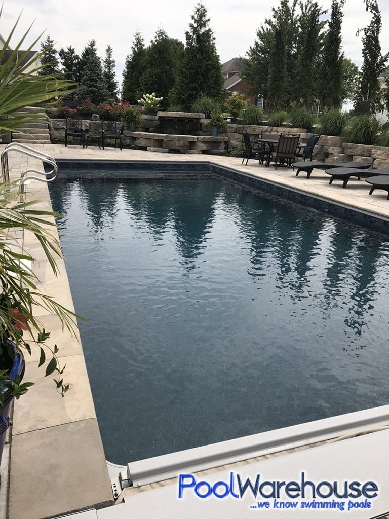 Automatic Pool Cover Swimming Pool Kit Rectangle Steps