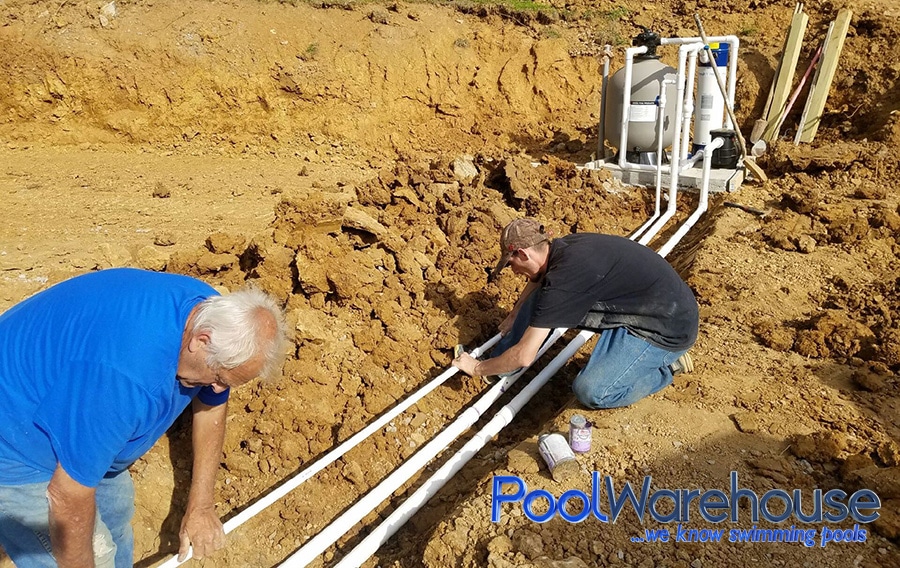 2017 Inground Swimming Pool Kit Construction Photos