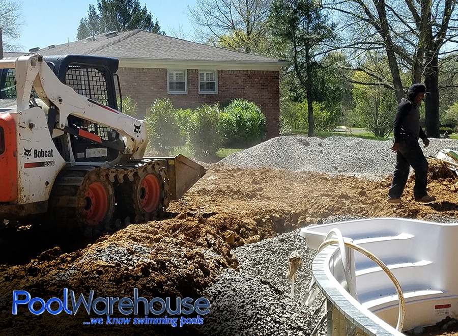 2017 Inground Swimming Pool Kit Construction Photos