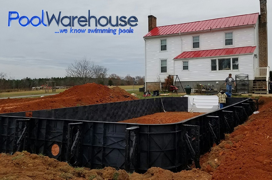 2017 Inground Swimming Pool Kit Construction Photos