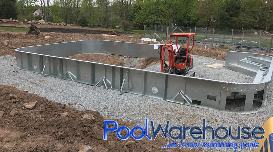 2017 Inground Swimming Pool Kit Construction Photos