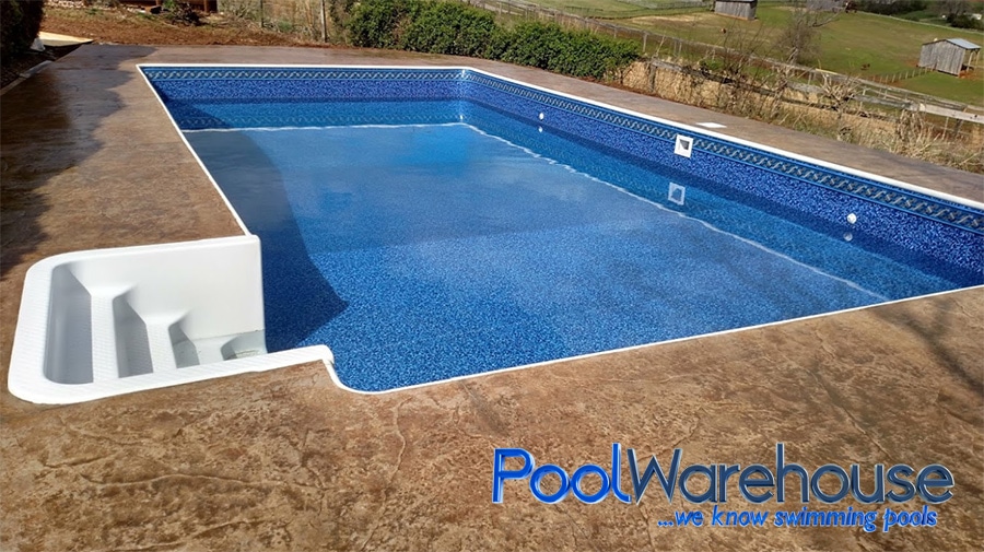 pool colored concrete deck bullnose coping