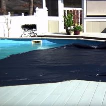 Remove Pool Cover for Spring Swimming Pool Opening