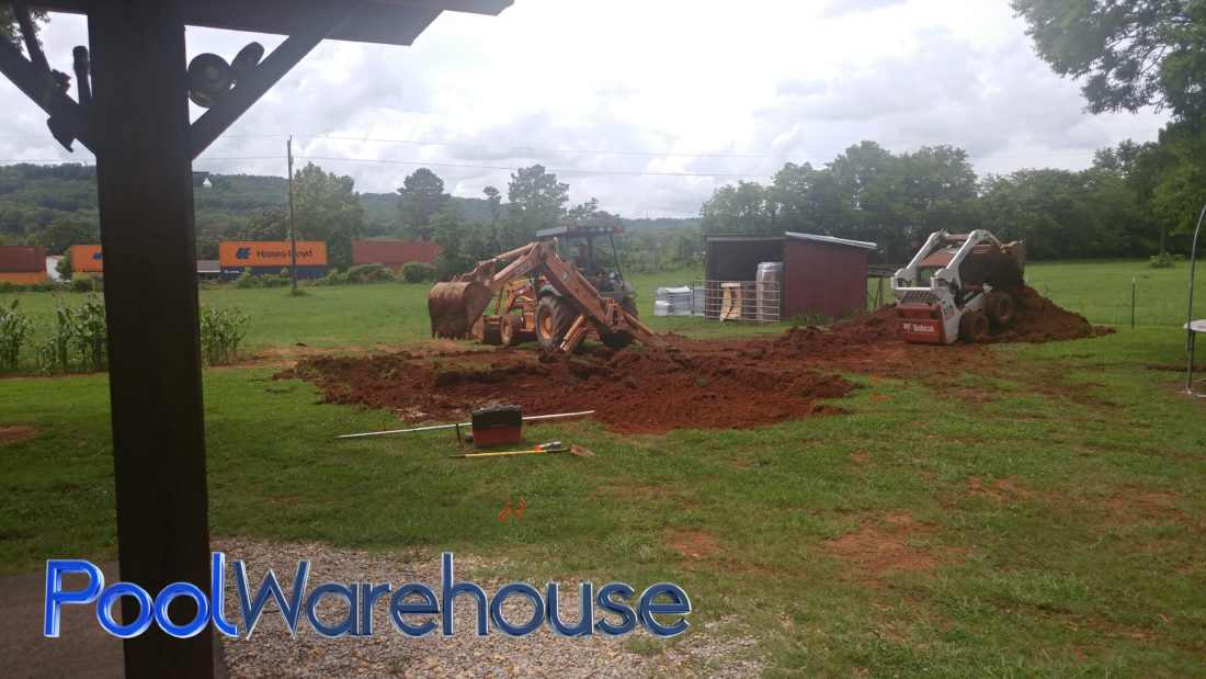McWilliams Family Alabama Swimming Pool Kit Construction Pictures
