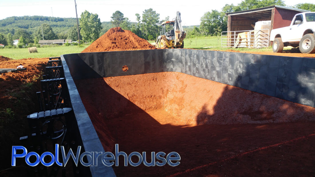McWilliams Family Alabama Swimming Pool Kit Construction Pictures