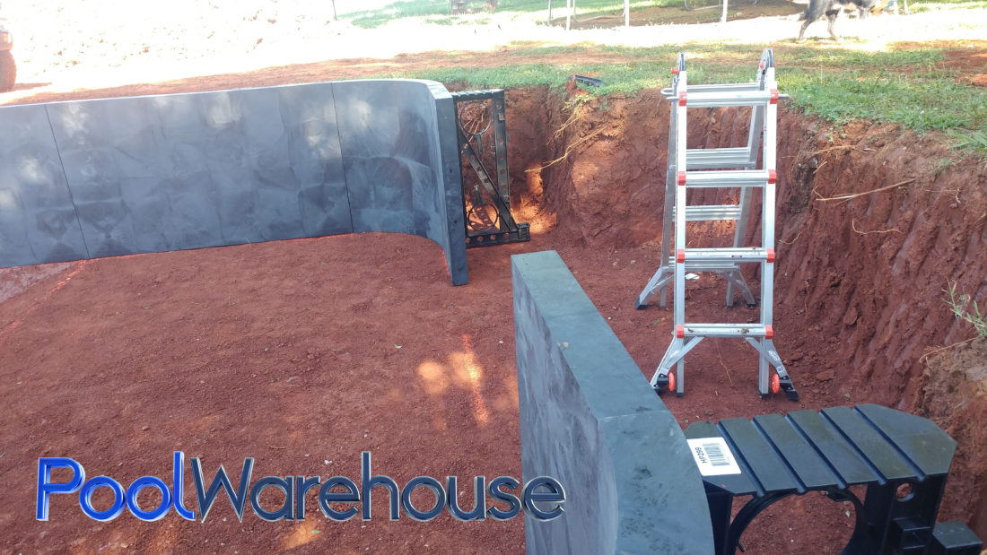 McWilliams Family Alabama Swimming Pool Kit Construction Pictures