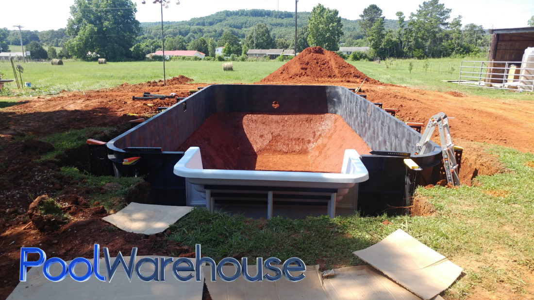 McWilliams Family Alabama Swimming Pool Kit Construction Pictures