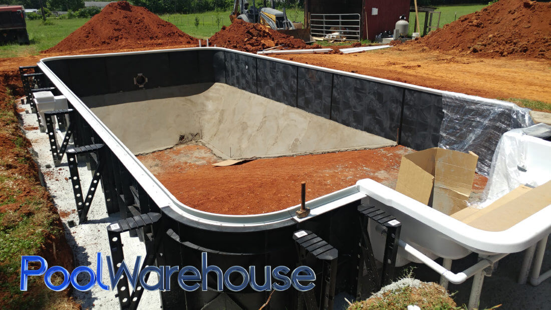 McWilliams Family Alabama Swimming Pool Kit Construction Pictures