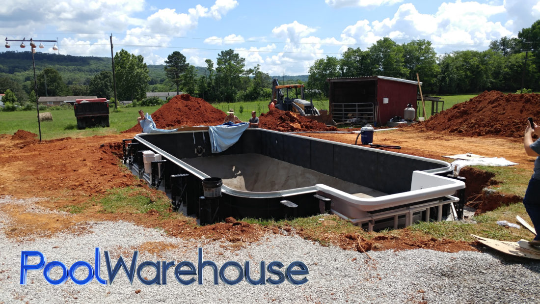 McWilliams Family Alabama Swimming Pool Kit Construction Photos