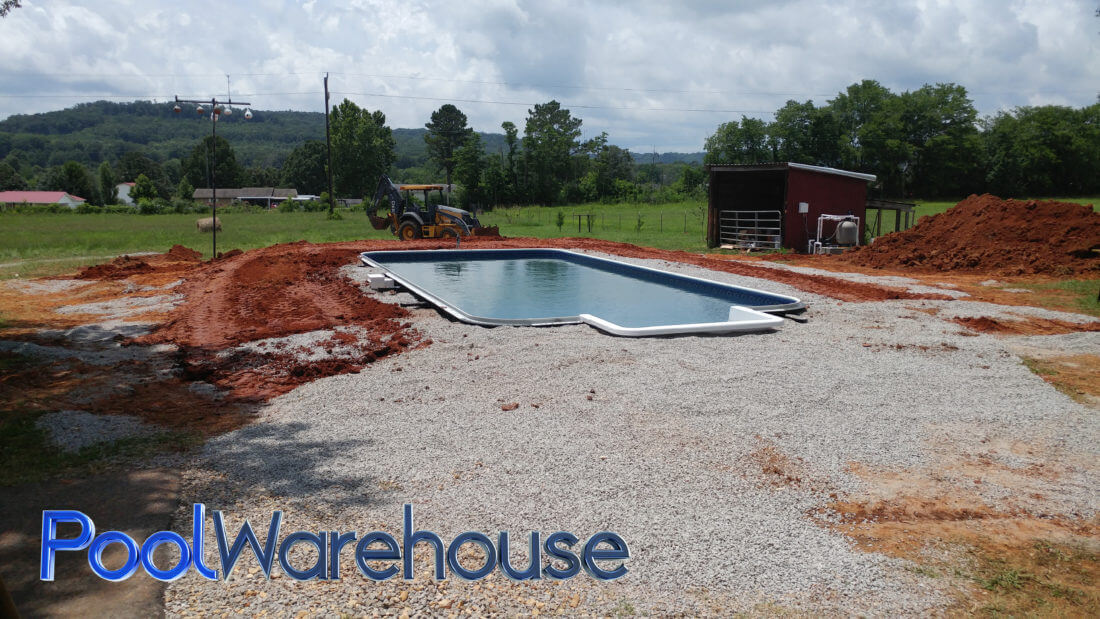 McWilliams Family Alabama Swimming Pool Kit Construction Photos