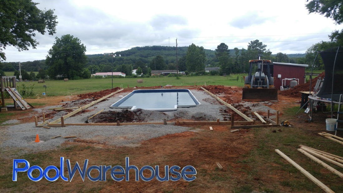 McWilliams Family Alabama Swimming Pool Kit Construction Photos