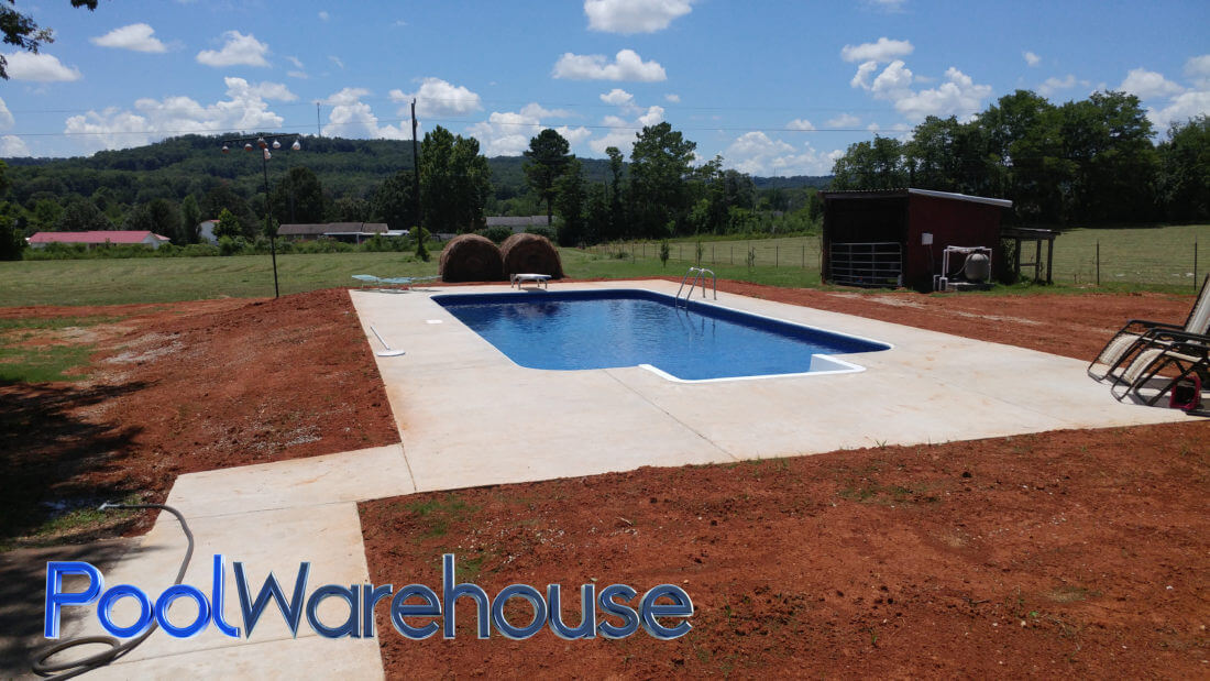 McWilliams Family Alabama Swimming Pool Kit Construction Photos
