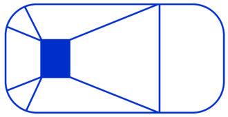 Rectangle 4 ft Radius