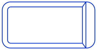 Rectangle Flat Bottom