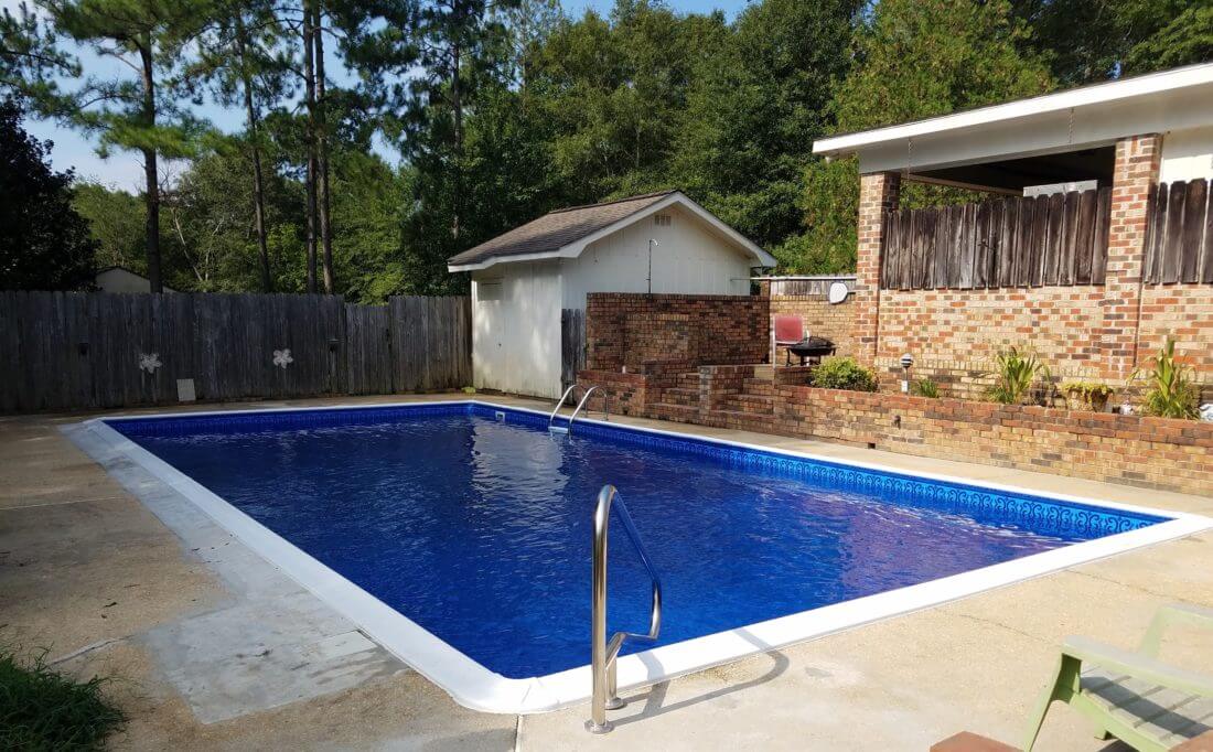 HD Blue Oxford Aquarius Inground Pool Liner HD Blue Oxford Aquarius Inground Pool Liner