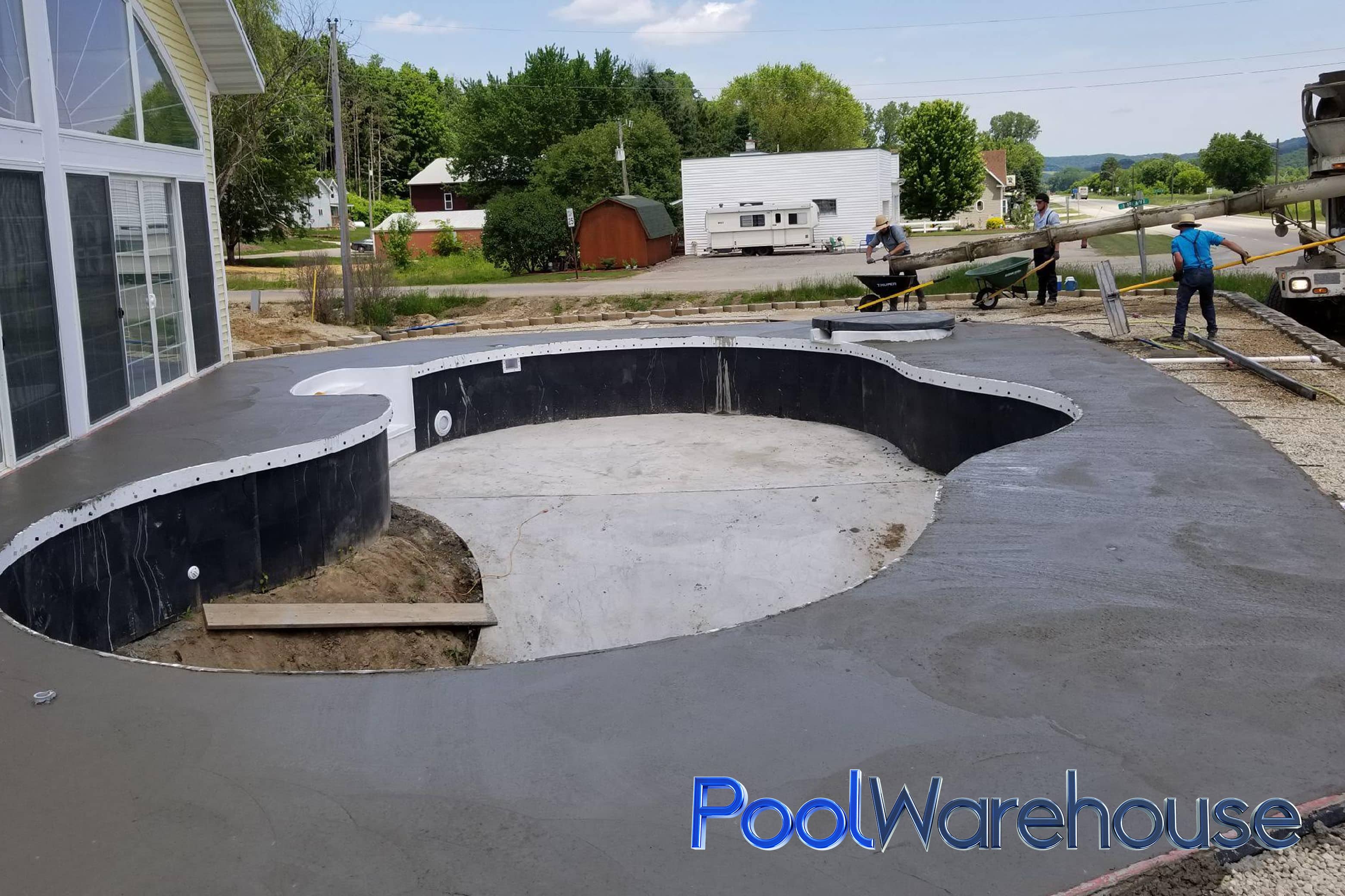 Mountain Loch Inground Swimming Pool Kit Construction