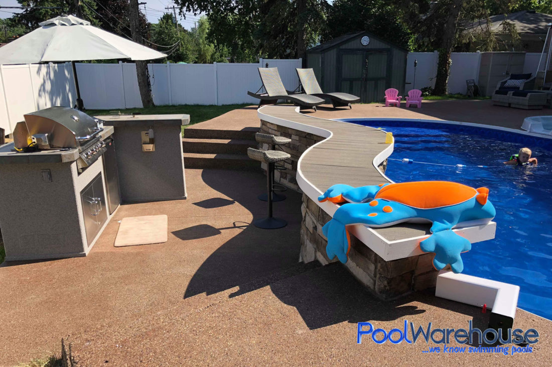 Wilds Family Michigan Swimming Pool Kit Construction