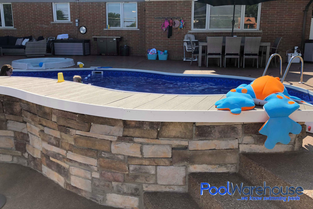 Wilds Family Michigan Swimming Pool Kit Construction