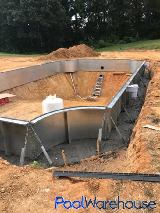 Hampton Pool Kit Construction