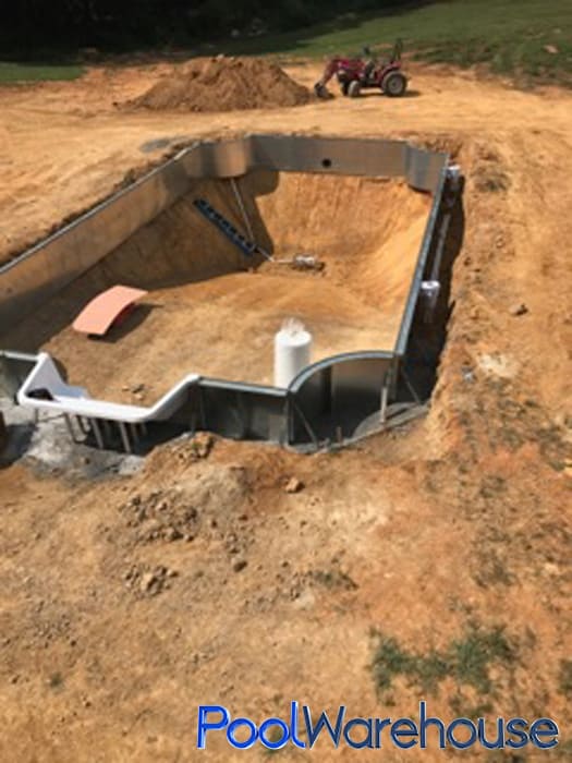 Hampton Pool Kit Construction