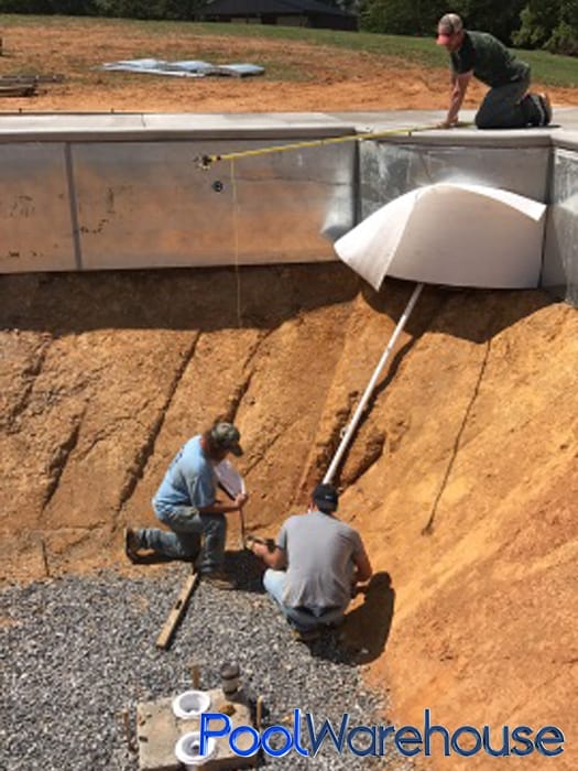 Hampton Pool Kit Construction