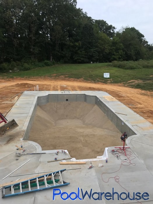 Hampton Pool Kit Construction