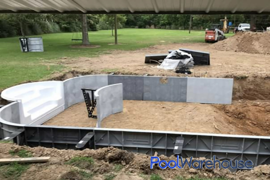 Brown Louisiana Inground Swimming Pool Kit