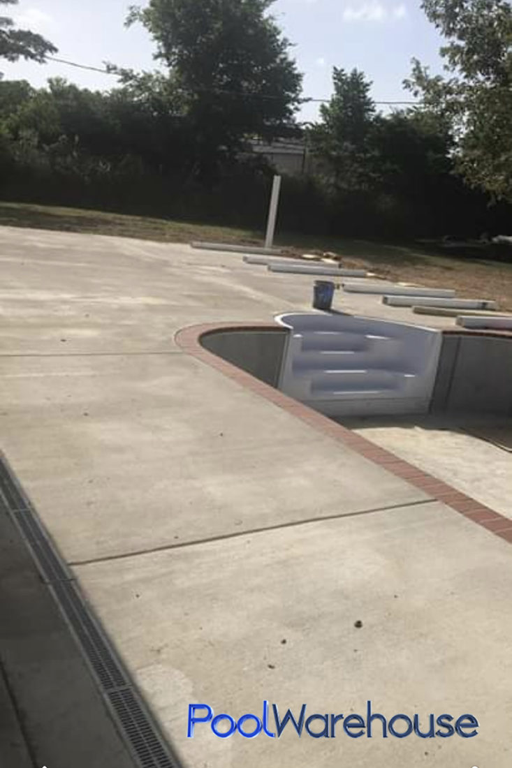 Brown Louisiana Inground Swimming Pool Kit