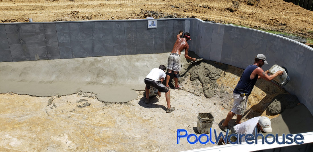 Fillingame Louisiana Inground Pool Kit Construction