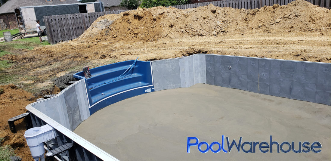 Fillingame Louisiana Inground Pool Kit Construction
