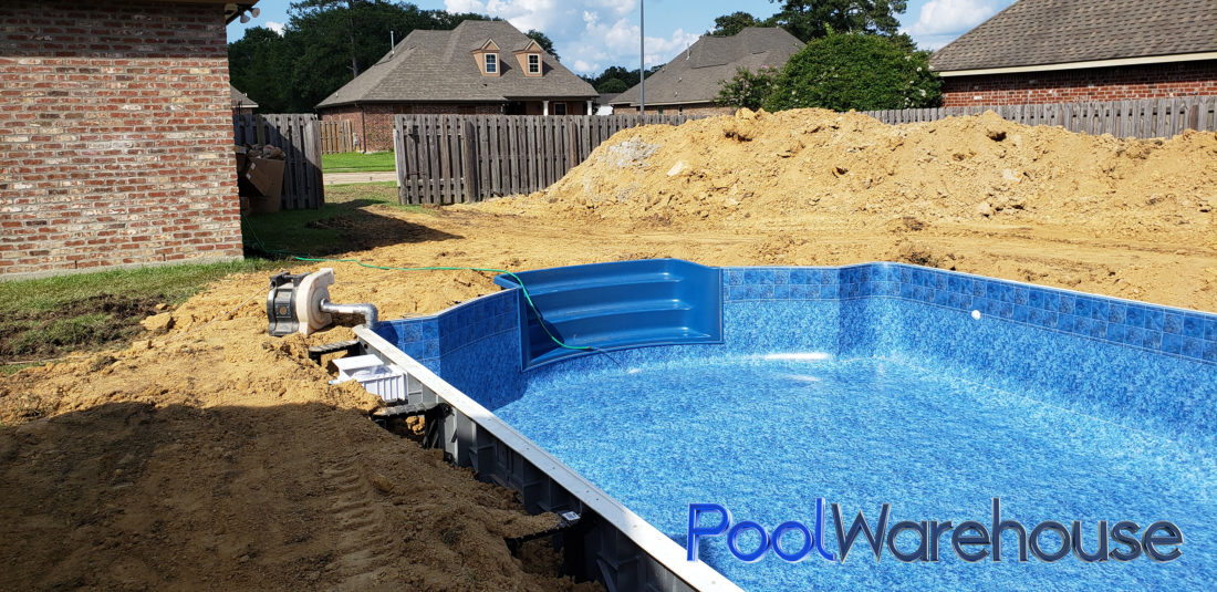 Fillingame Louisiana Inground Pool Kit Construction