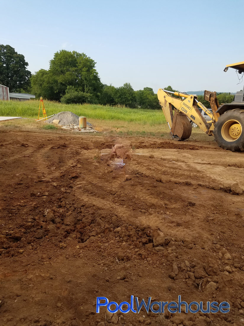 House Tennessee Inground Pool Kit Construction
