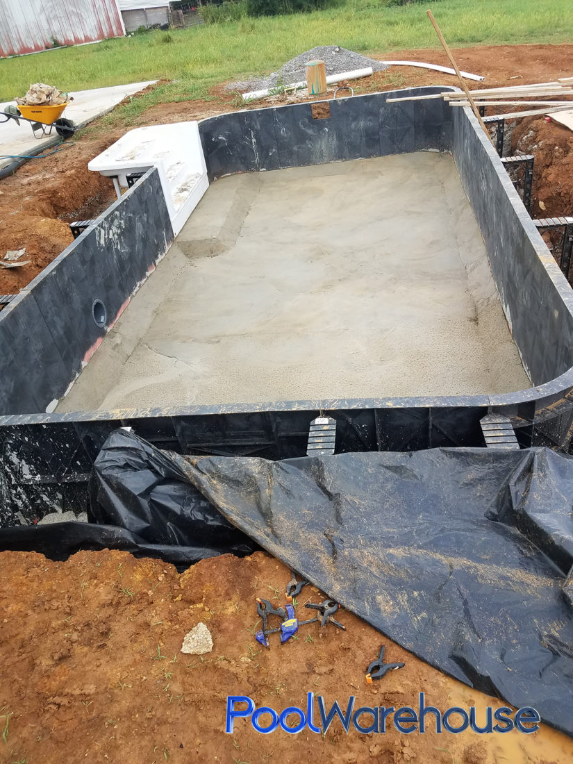 House Tennessee Inground Pool Kit Construction
