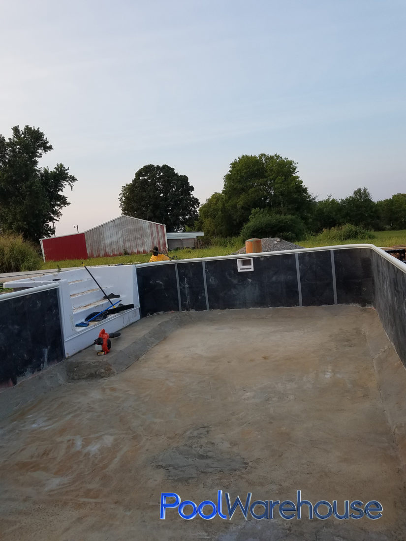 House Tennessee Inground Pool Kit Construction