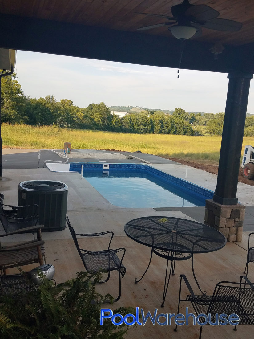 House Tennessee Inground Pool Kit Construction