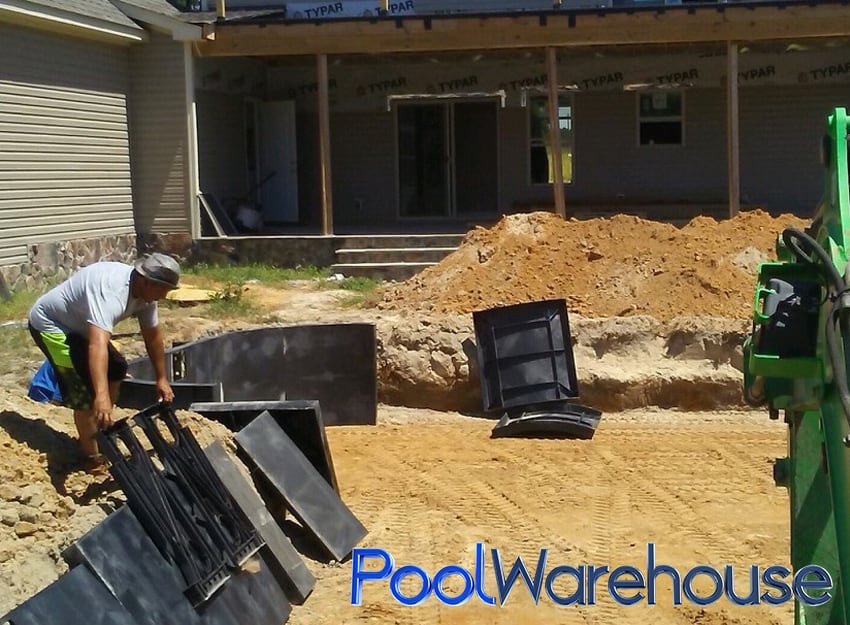 T Shaped Pool Kit Construction