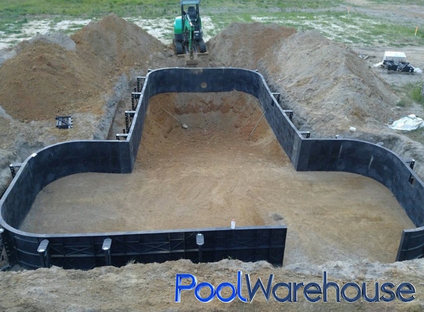 T Shaped Pool Kit Construction