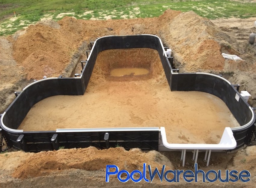 T Shaped Pool Kit Construction