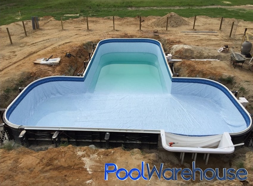 T Shaped Pool Kit Construction