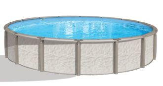 deluxe round above ground pool