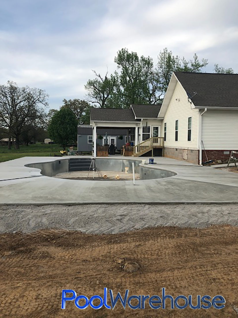 Stevens Swimming Pool Kit Build in Arkansas