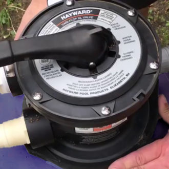 Changing pool filter sand